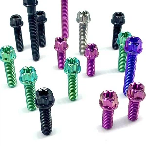 The surface oxidation treatment of titanium and titanium alloy can produce a variety of colors